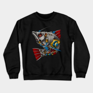 Arowana Fish Robot Crewneck Sweatshirt